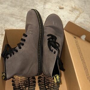 Dr. Martens Charcoal Lace-Up Boots